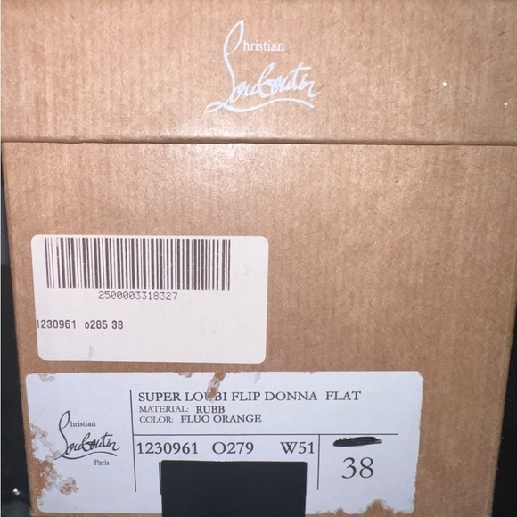 Christian Louboutin Rubber Flip Flops - Picture 2 of 5